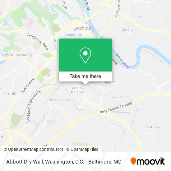 Abbott Dry Wall map