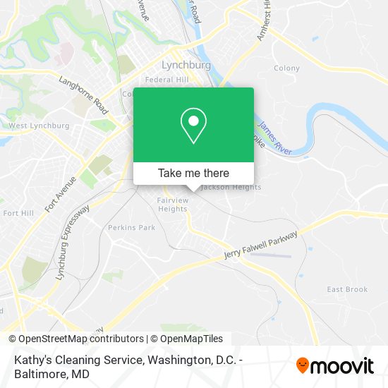 Mapa de Kathy's Cleaning Service