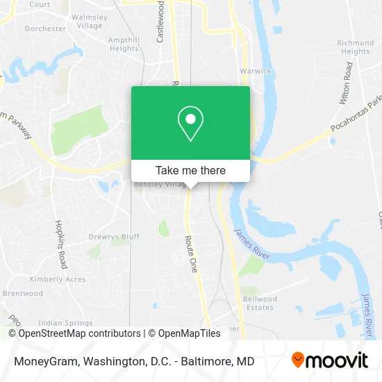 MoneyGram map