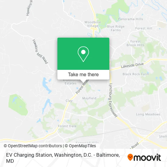EV Charging Station map