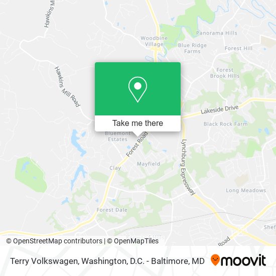 Mapa de Terry Volkswagen