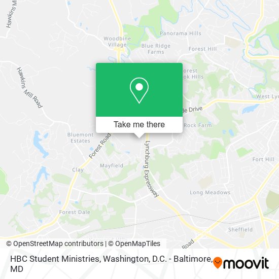 Mapa de HBC Student Ministries