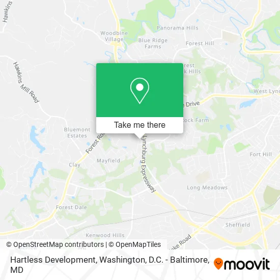 Hartless Development map