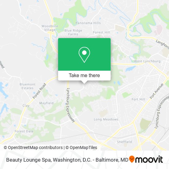 Mapa de Beauty Lounge Spa