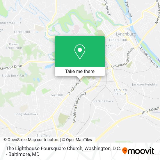 The Lighthouse Foursquare Church map