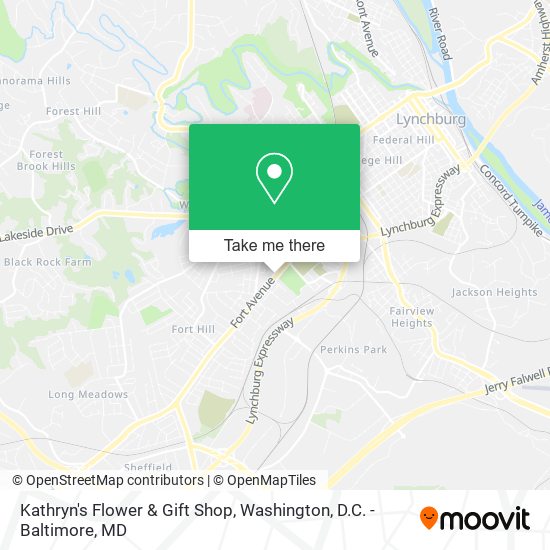 Kathryn's Flower & Gift Shop map