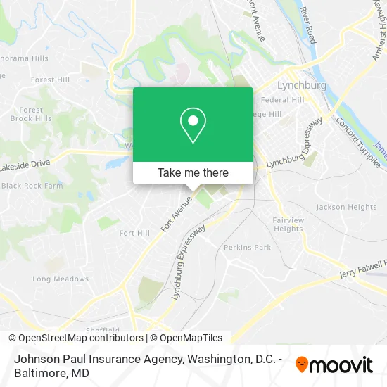 Johnson Paul Insurance Agency map