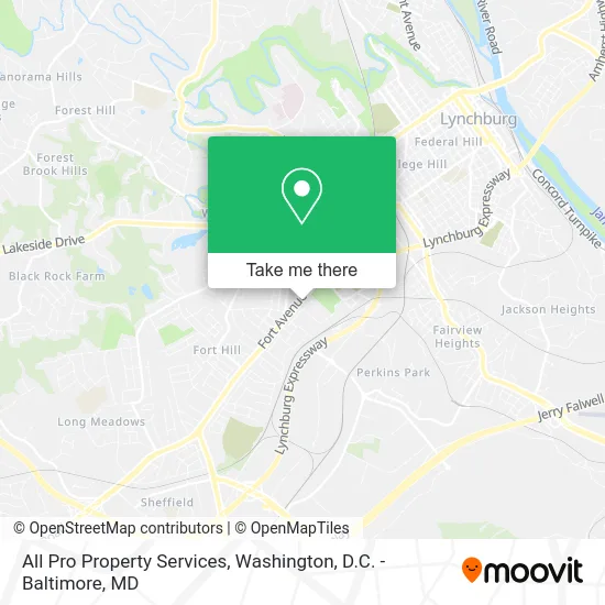 All Pro Property Services map