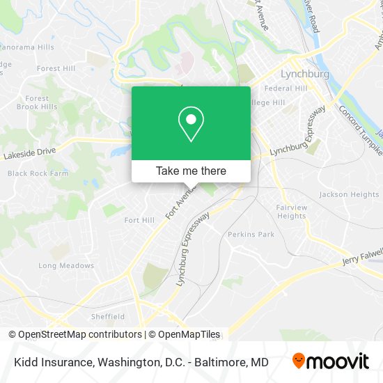 Kidd Insurance map