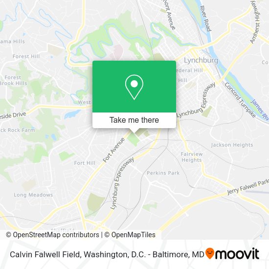 Mapa de Calvin Falwell Field