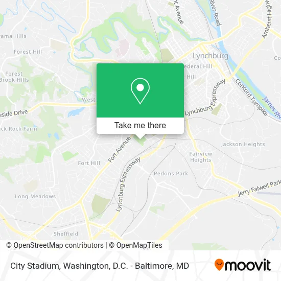 City Stadium map