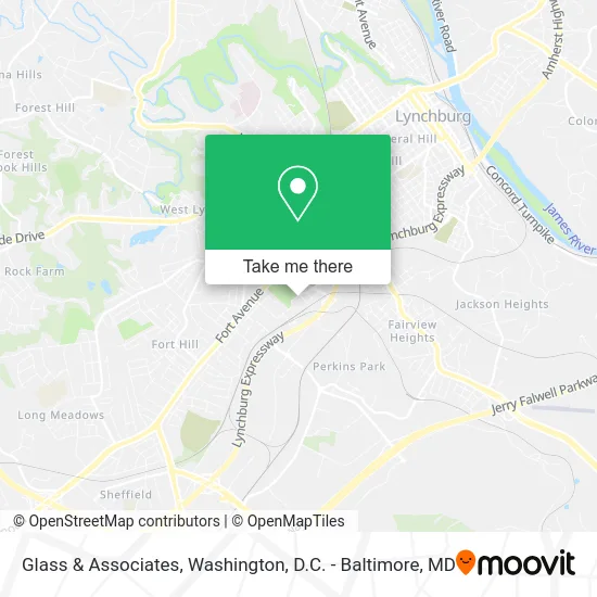 Glass & Associates map