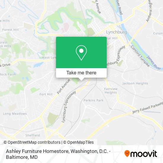 Ashley Furniture Homestore map