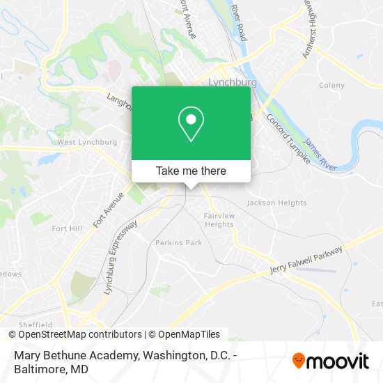 Mapa de Mary Bethune Academy