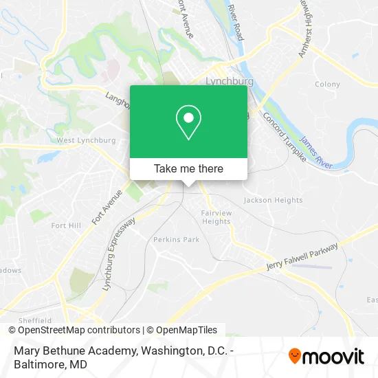 Mary Bethune Academy map