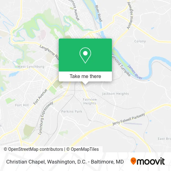 Christian Chapel map