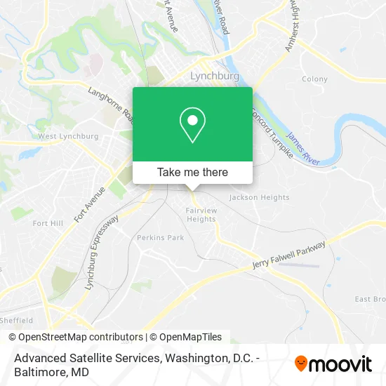 Mapa de Advanced Satellite Services