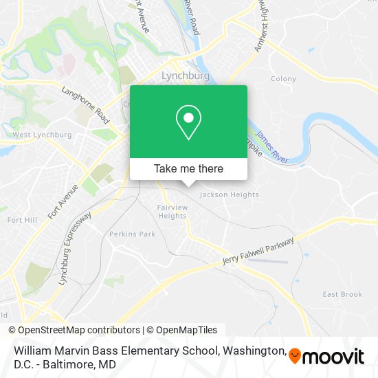 Mapa de William Marvin Bass Elementary School