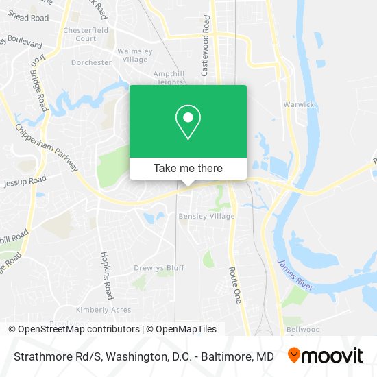 Strathmore Rd/S map