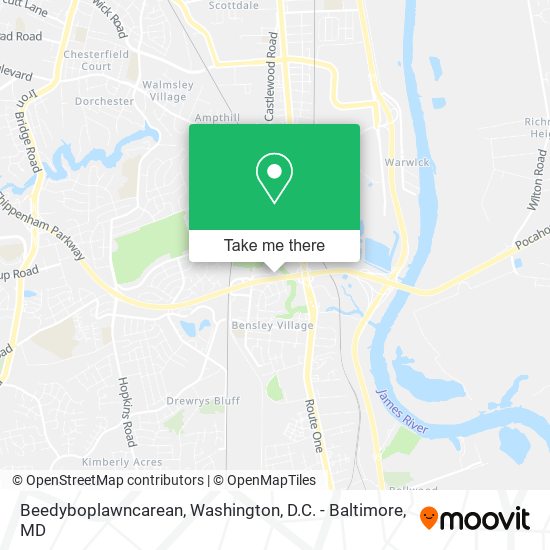 Beedyboplawncarean map