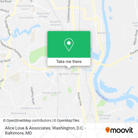 Alice Love & Associates map