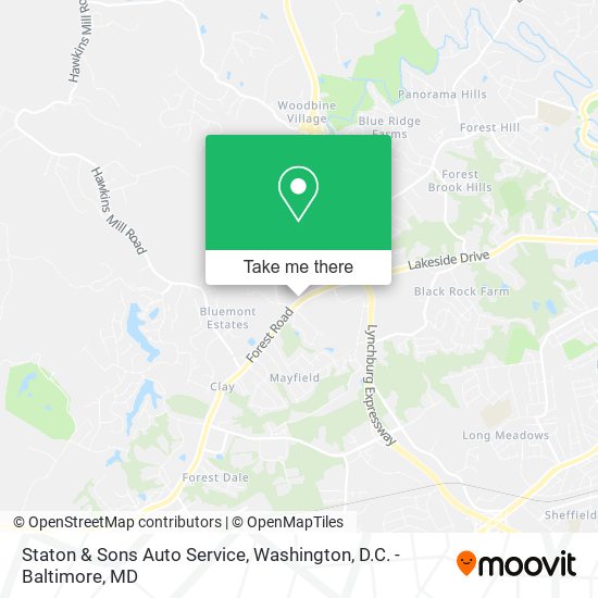 Mapa de Staton & Sons Auto Service