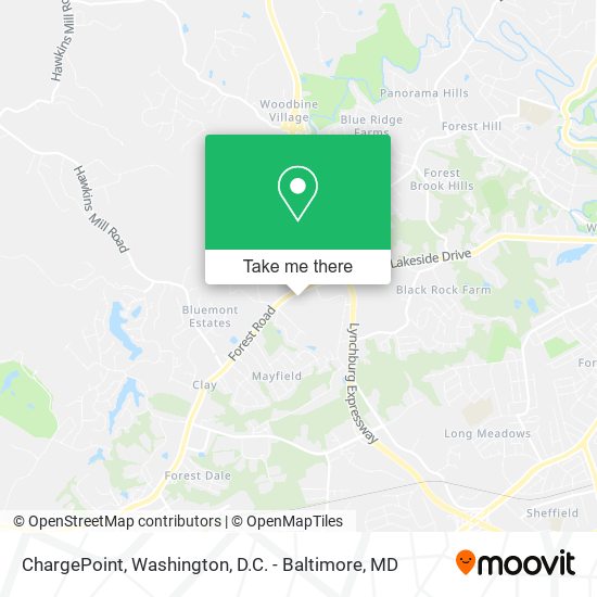 ChargePoint map