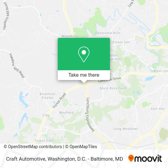 Craft Automotive map