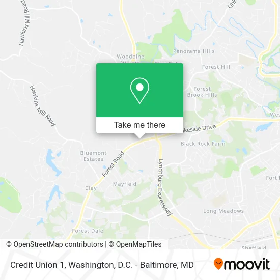 Credit Union 1 map