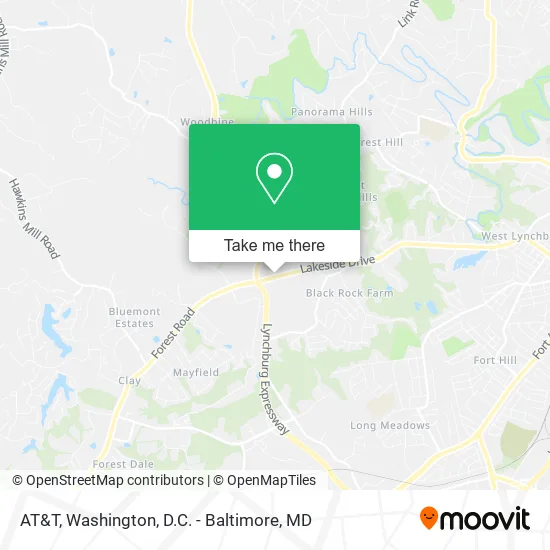 AT&T map