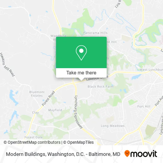 Modern Buildings map