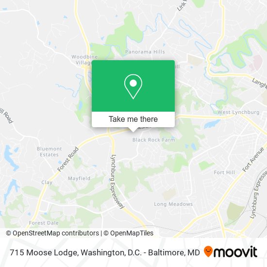 Mapa de 715 Moose Lodge