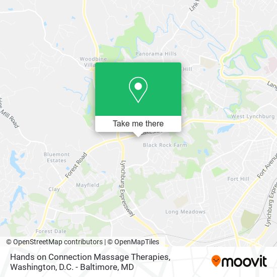 Mapa de Hands on Connection Massage Therapies
