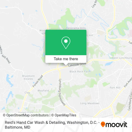 Reid's Hand Car Wash & Detailing map