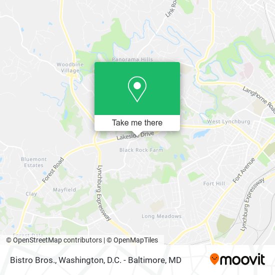 Bistro Bros. map