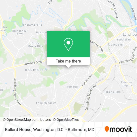 Mapa de Bullard House