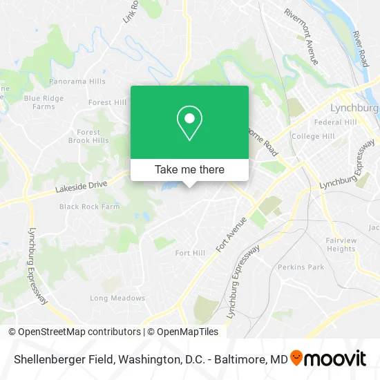 Shellenberger Field map