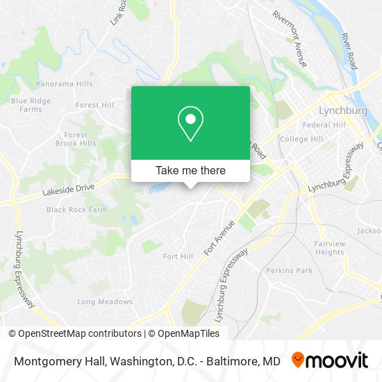 Mapa de Montgomery Hall