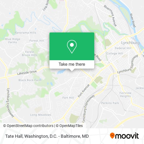 Tate Hall map