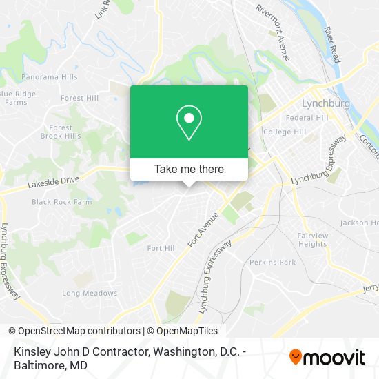 Kinsley John D Contractor map
