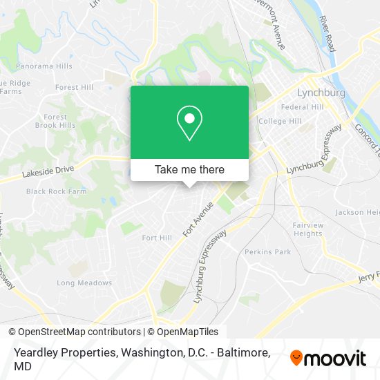 Yeardley Properties map