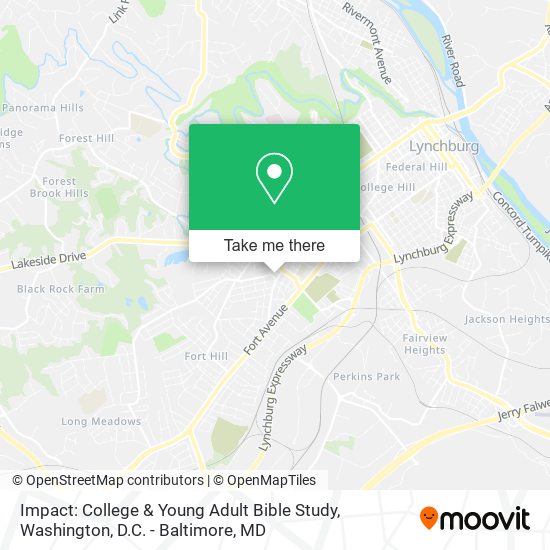 Impact: College & Young Adult Bible Study map