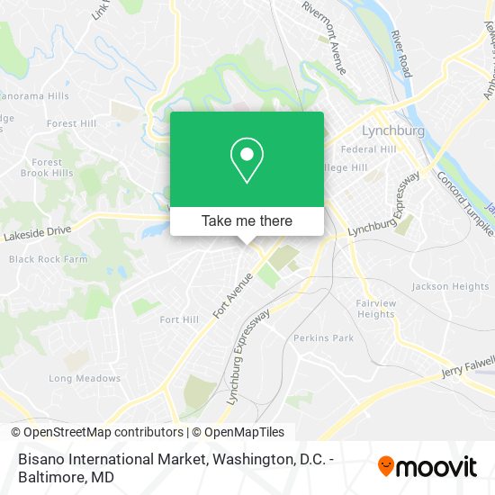 Bisano International Market map