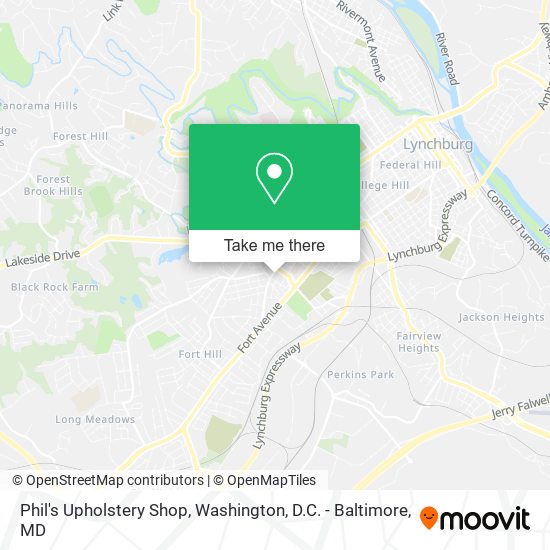 Mapa de Phil's Upholstery Shop