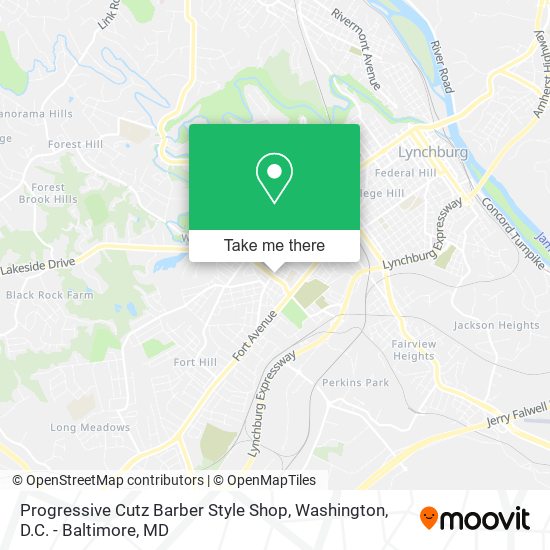 Progressive Cutz Barber Style Shop map