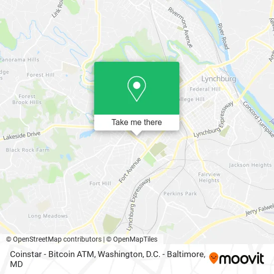 Coinstar - Bitcoin ATM map