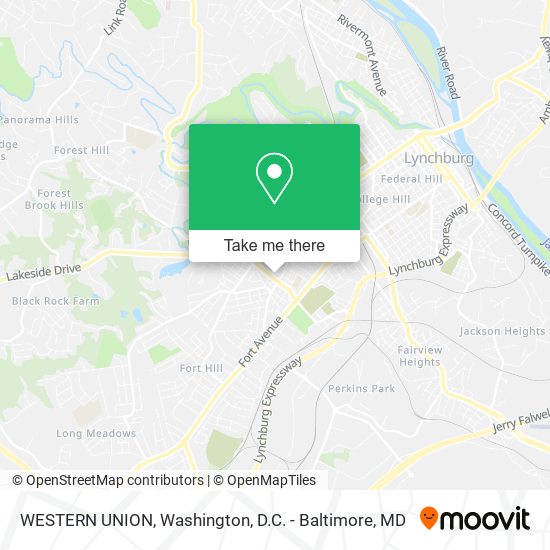 Mapa de WESTERN UNION