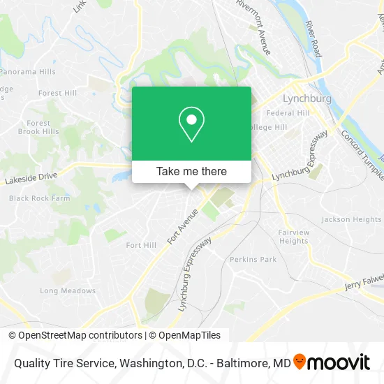 Quality Tire Service map