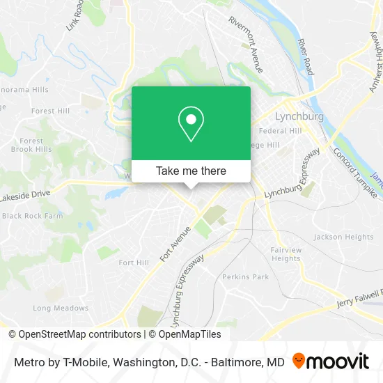 Metro by T-Mobile map