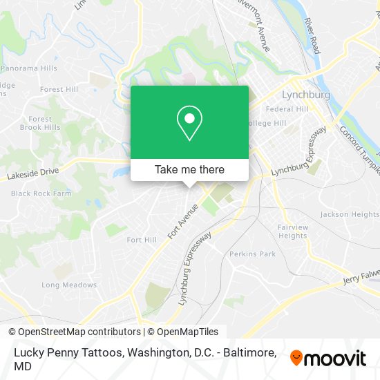 Mapa de Lucky Penny Tattoos